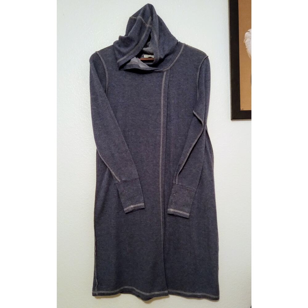 VTG Earthbound Trading Co Hooded Cardigan Open Front Long Sleeve Boho Festival S